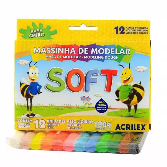 Massa Modelar Soft Acrilex