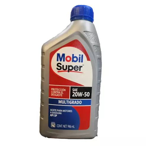 Mobil SUPER MU SAE 20w-50 de 946 ml.
