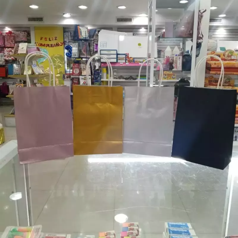 Bolsa de regalo escarchada