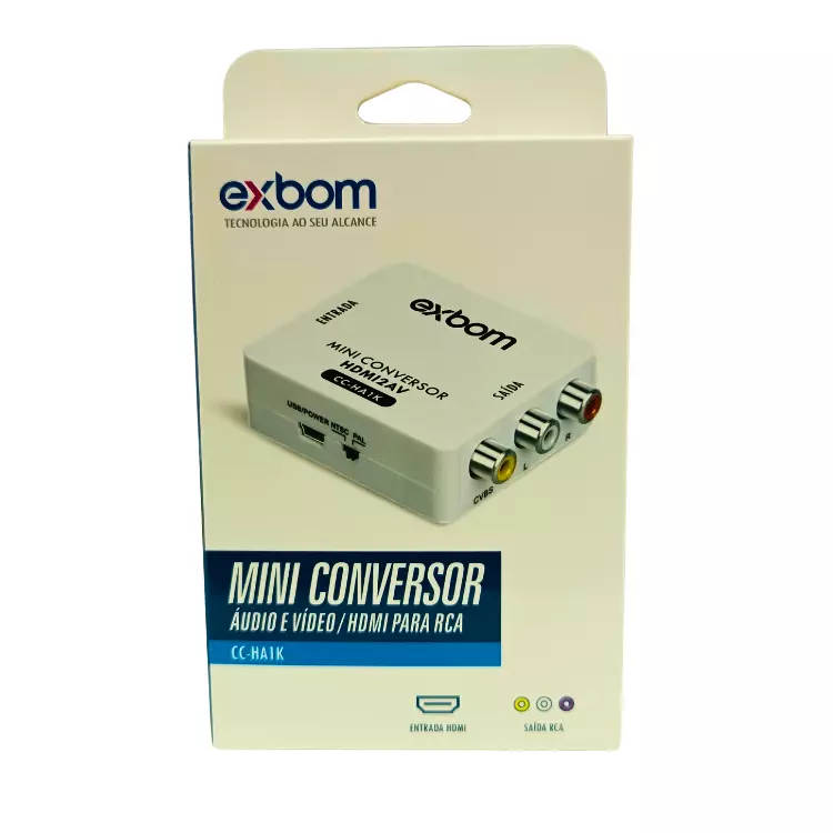CONVERSOR EXBOM HDMI P/RCA CC-HA1K
