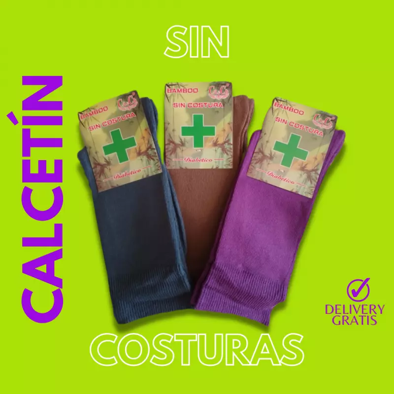 CALCETIN BAMBU LISO MUJER