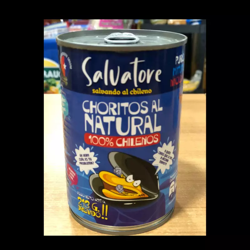 Choritos al natural 425grs