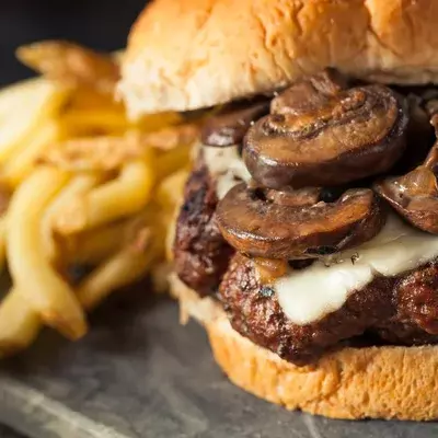 Clásica champiñones