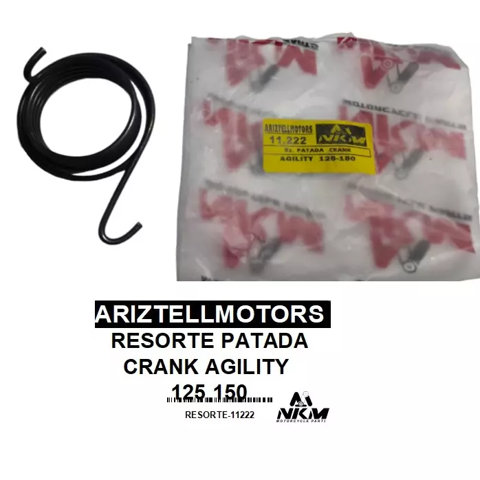 RESORTE PATADA CRANK AGILITY 125 150