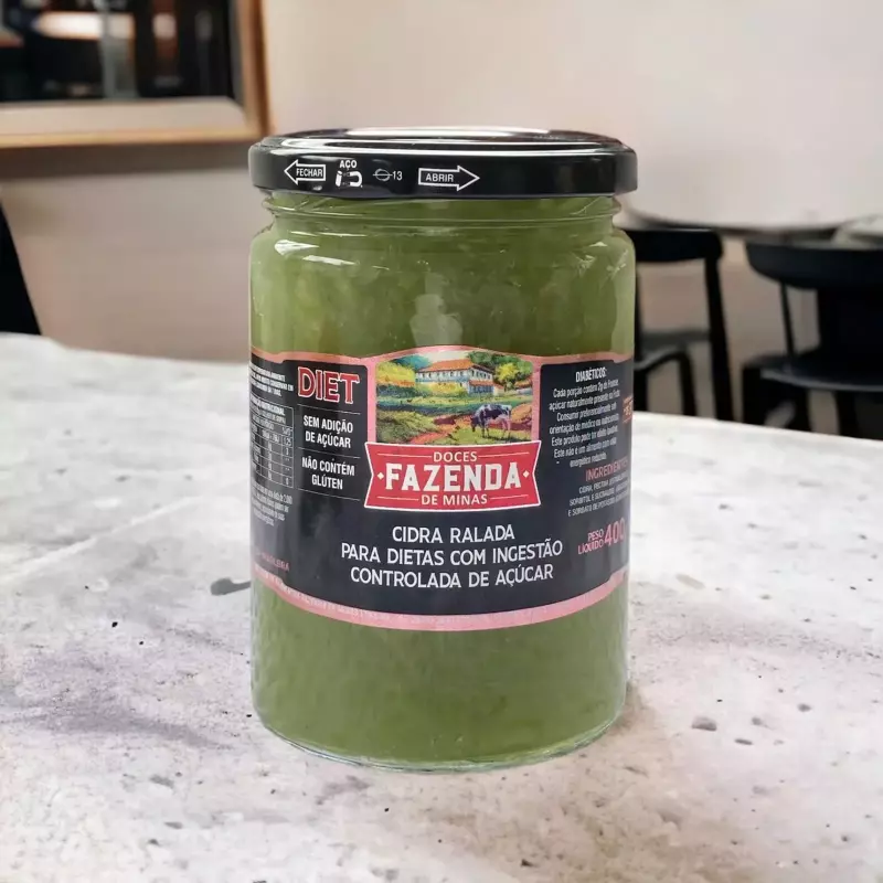 Doce de cidra ralada diet