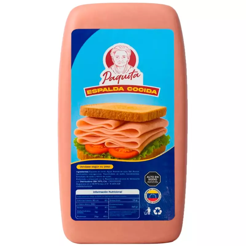 JAMON DE ESPALDA PAQUITA