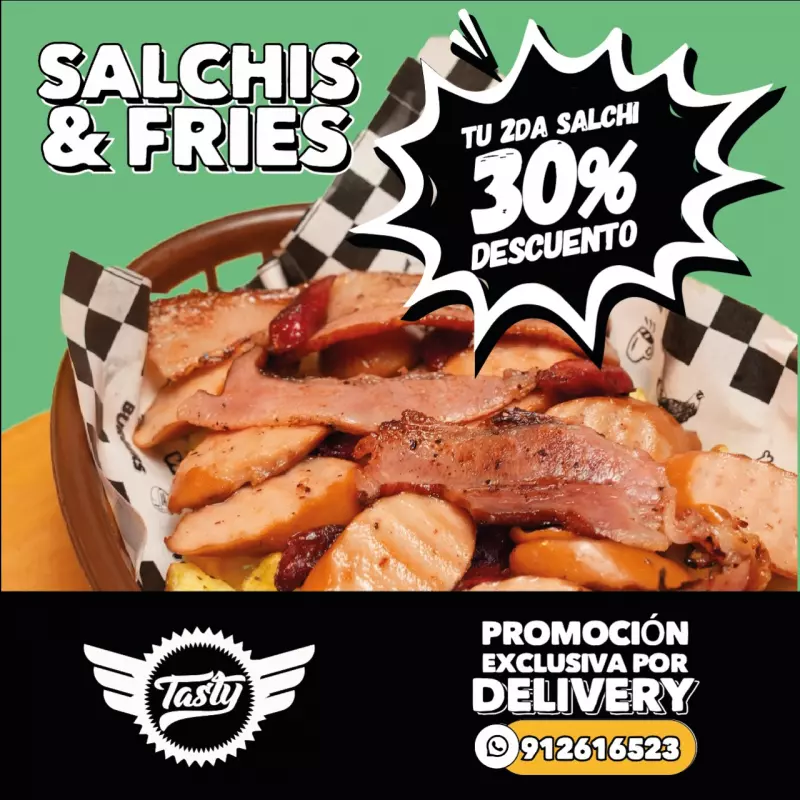 PROMO X 2 SALCHIS 🍟