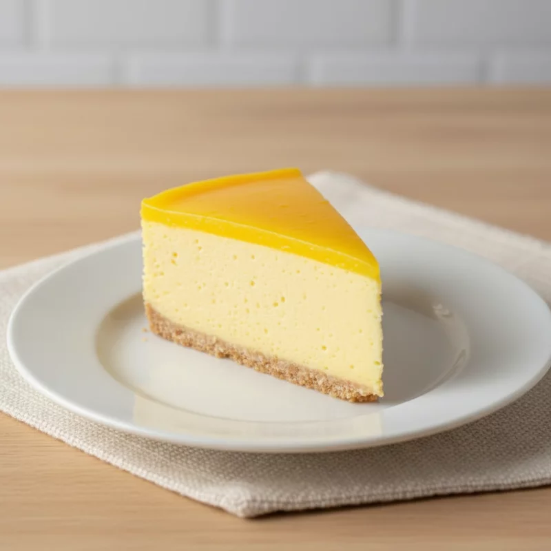 CHEESECAKE DE  DURAZNO