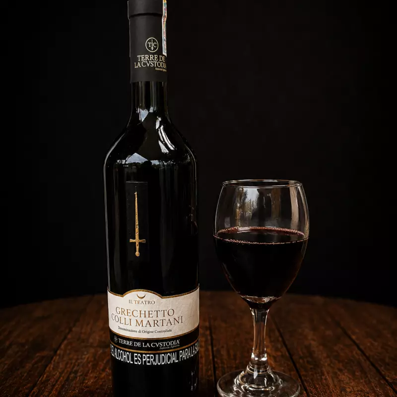 Copa de vino de lujo