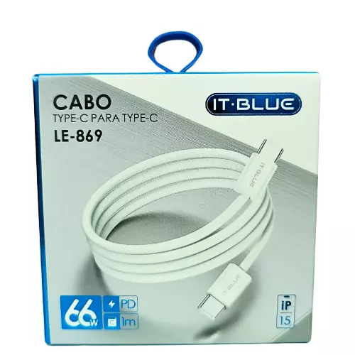 CABO TIPO-C/TIPO-C IT-BLUE LE-869 1M