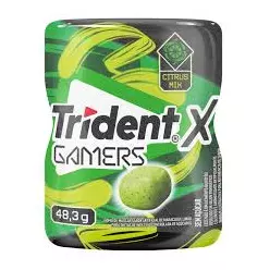 CHICLETE TRIDENT X GAMES CITRUS MIX