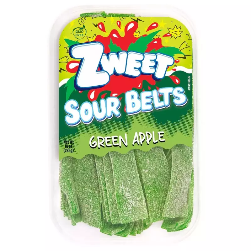 Zweet green apple sour belts
