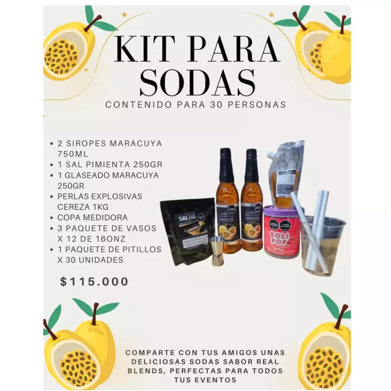 Kit Sodas Michelada - Maracuya
