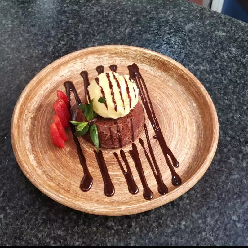 Volcan de chocolate