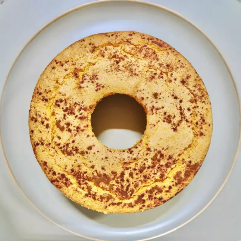 Bolo Redondo de Milho com Canela 15cm