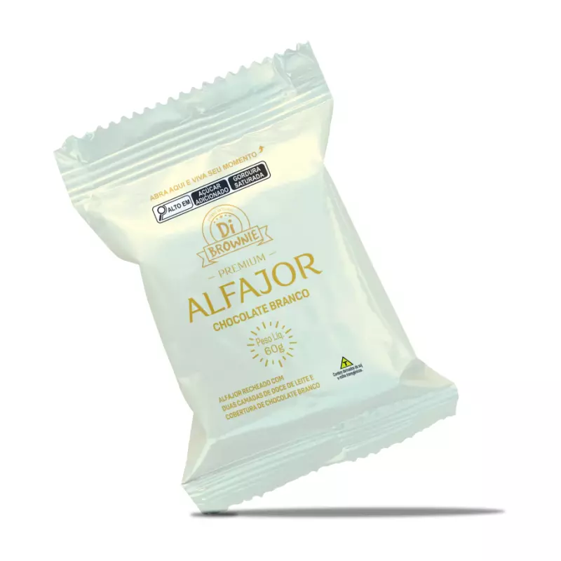 Alfajor Chocolate Branco Di Brownie