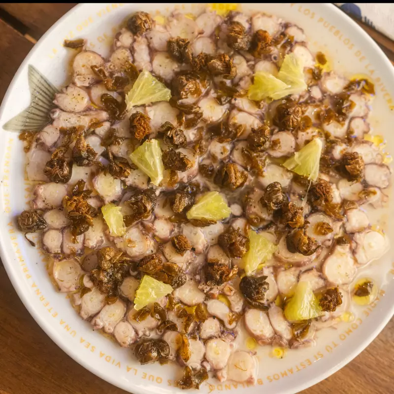 Carpaccio de Pulpo
