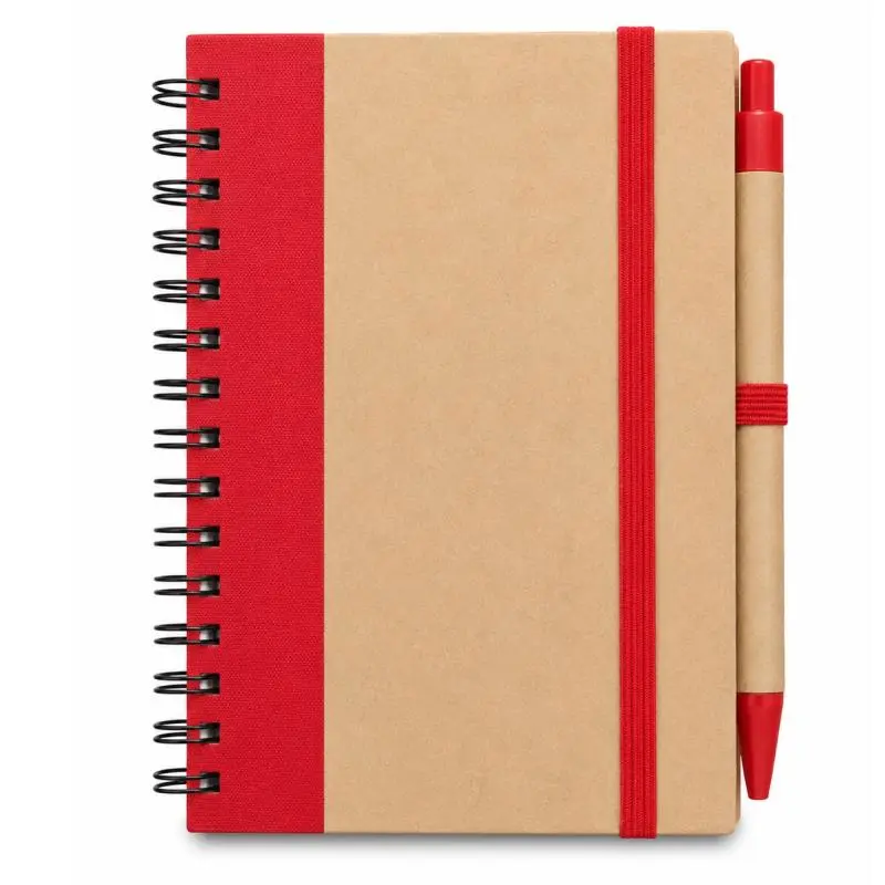 Agenda lapicero roja