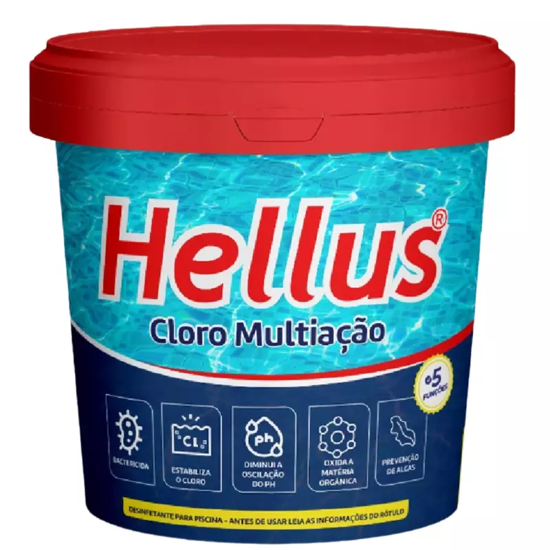 Cloro Hellus Multi Ação | 10kg | QUIBENNE