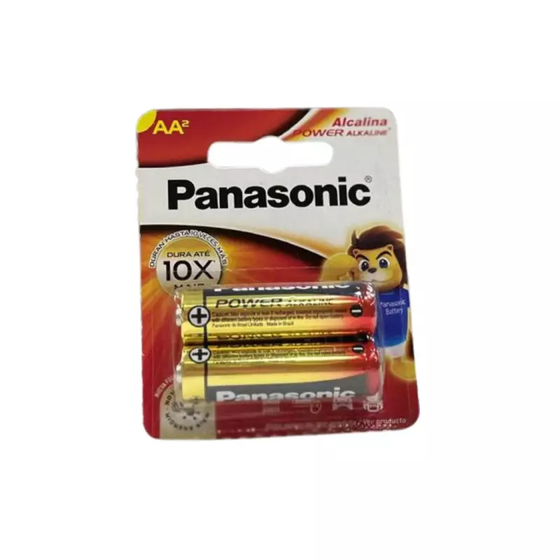 PILHA AA PANASONIC PAR