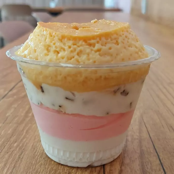 Copudim Mousse De Morango