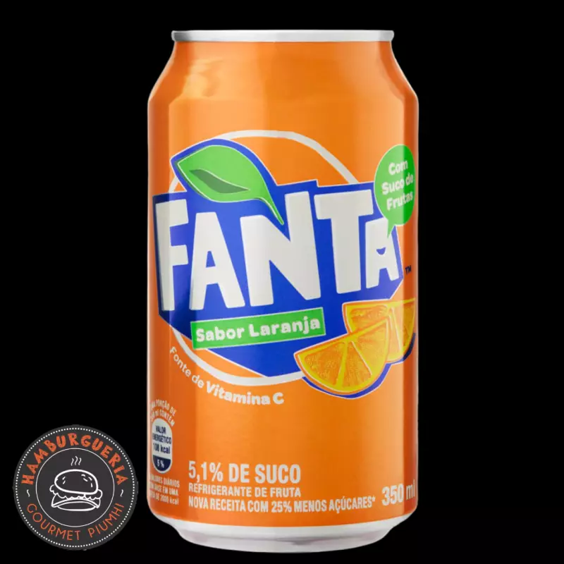 Fanta Laranja 350ml Lata
