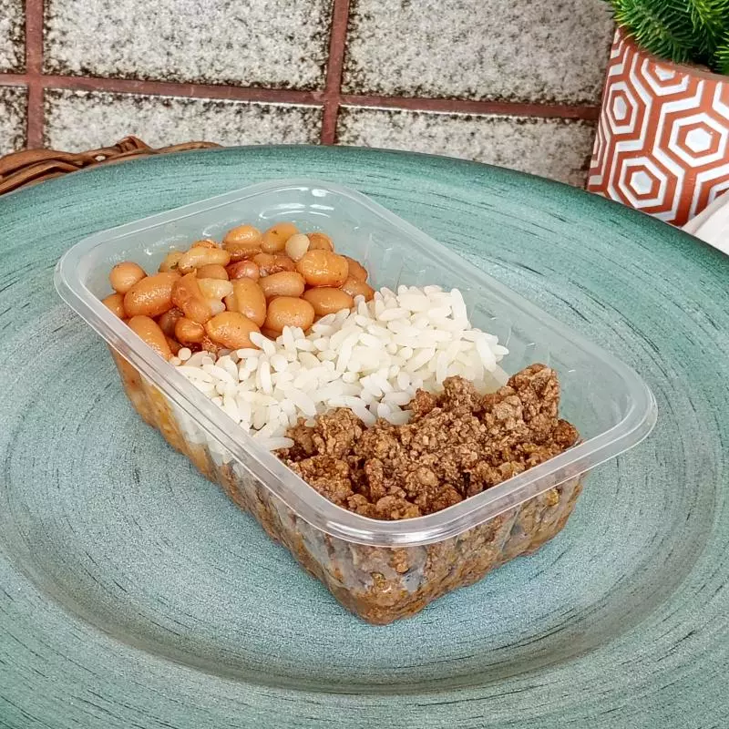 Mounjaro carne moída e feijão