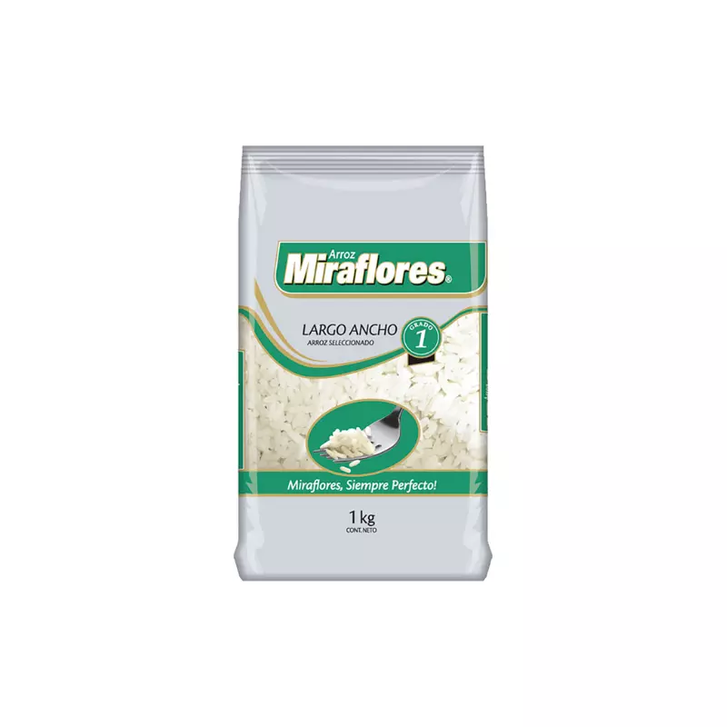 Arroz Miraflores Largo G1 1 Kg