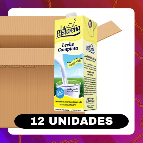 Bulto La Pastora Leche Completa 1l