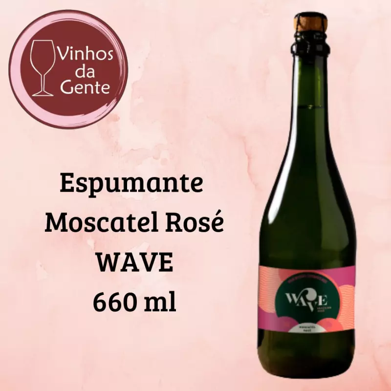 WAVE Espumante Moscatel Rosé 660ml