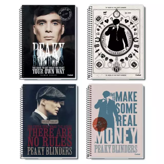 Caderno 10m Peaky Blinders
