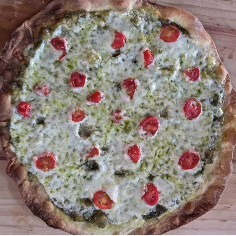 Pizza de pesto 30cm
