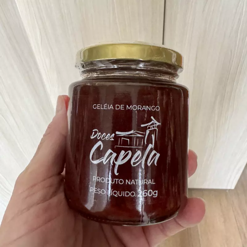 GELEIA DE MORANGO ARTESANAL 300G