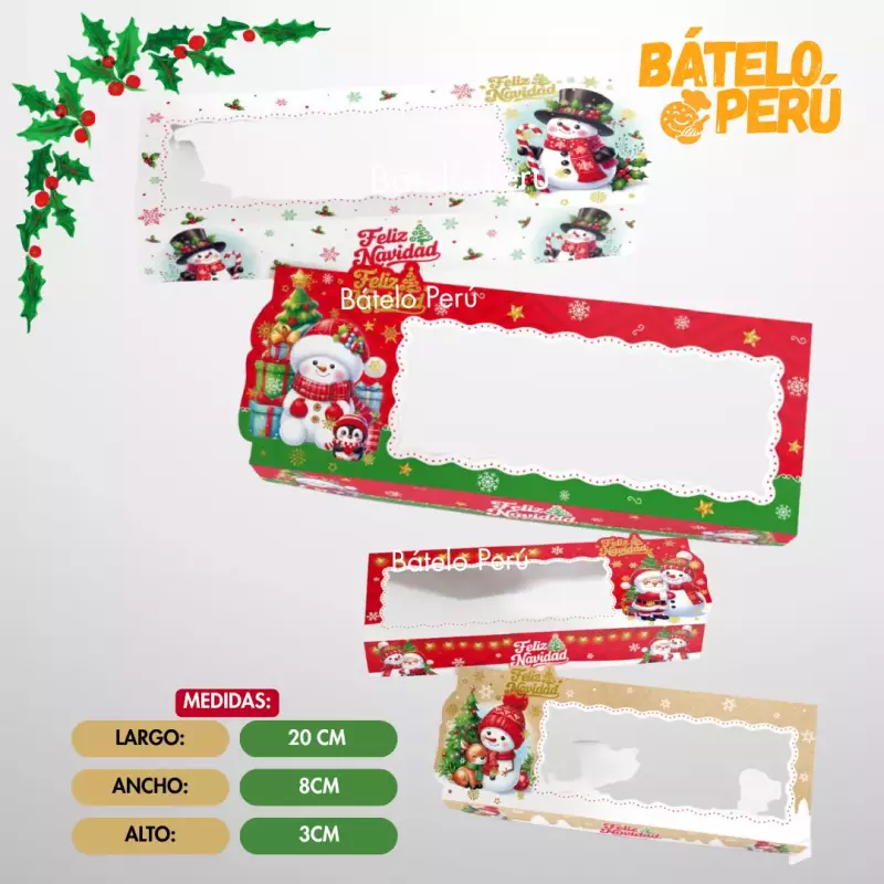 CAJA X6CHOCOTEJAS NAVIDAD