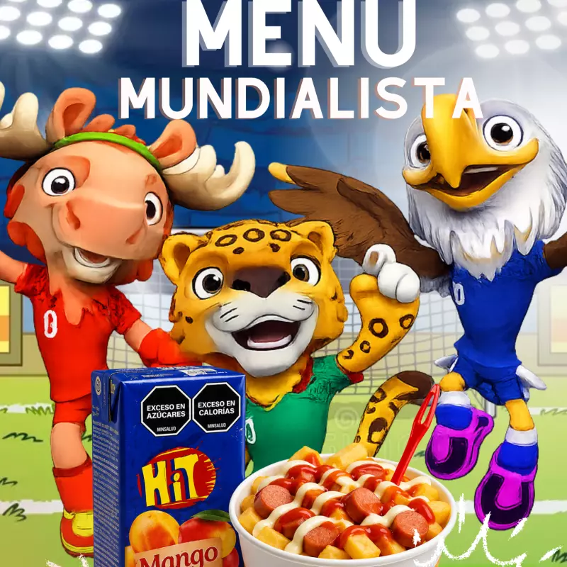 Menu infantil MUNDIALISTA