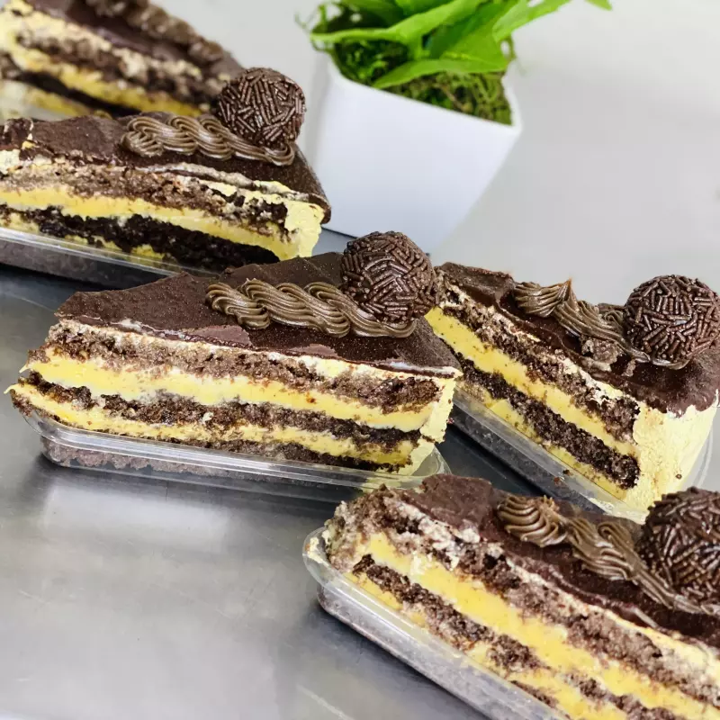 Fatia de Maracujá com chocolate