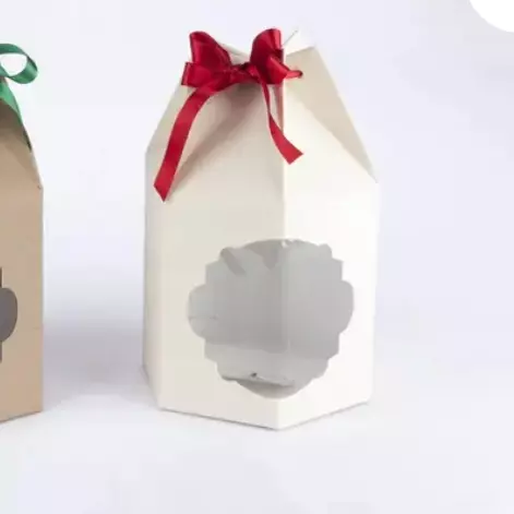 Caja diamante con ventana