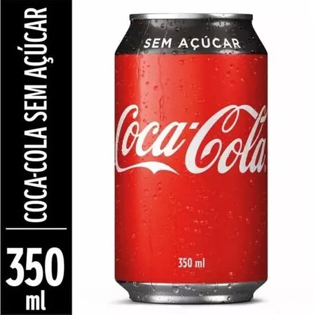 COCA LATA ZERO 350ML