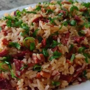 Arroz carreteiro (carne seca, calabr