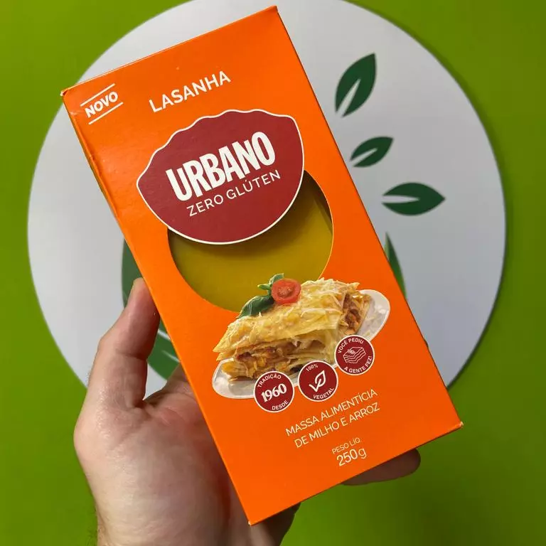 Urbano lasanha sem glúten