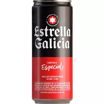 Cerveza Estrella Galicia Lata (330 m