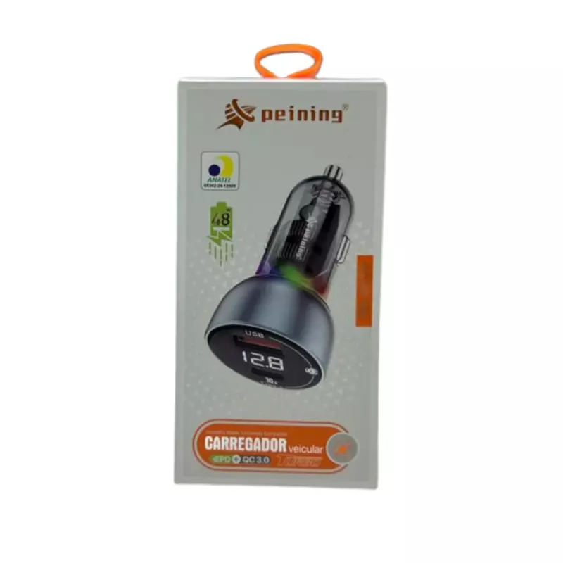 CARREGADOR VEICULAR TURBO PEI-CC020