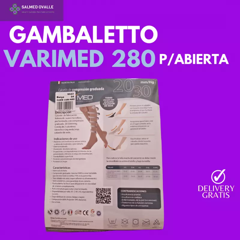 GAMBALETTO VARIMED 280 P/ABIERTA