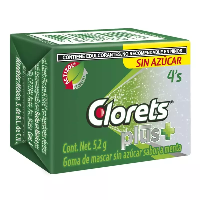 Clorets plus+ 4's