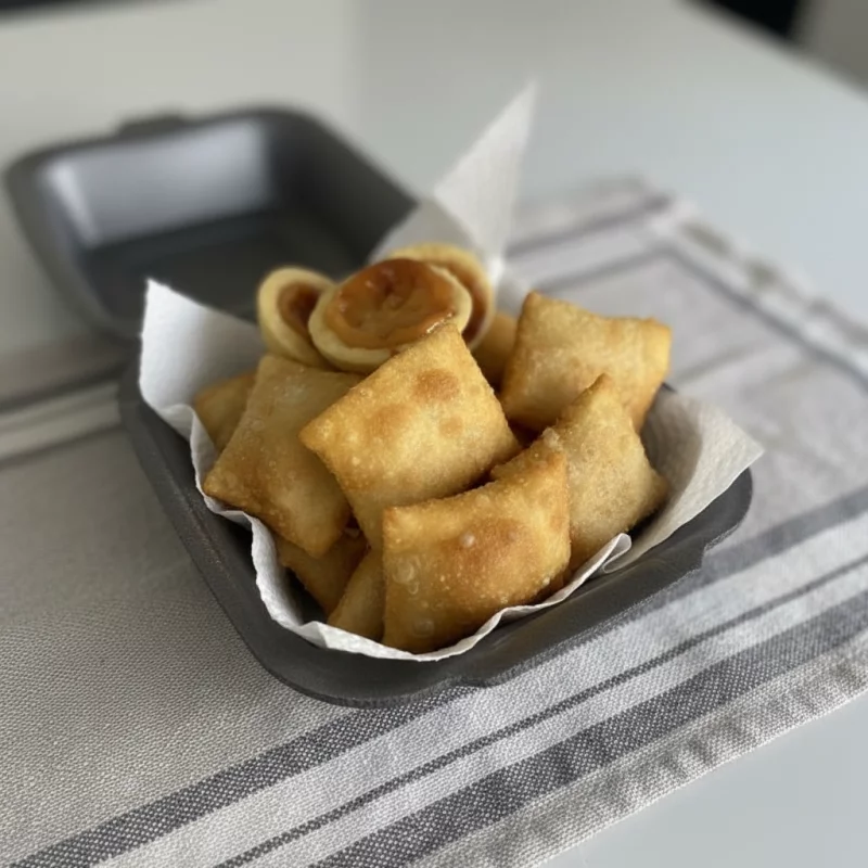 Porção mini salgado