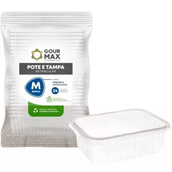POTE RETANGULAR GOUR MAX 500ML
