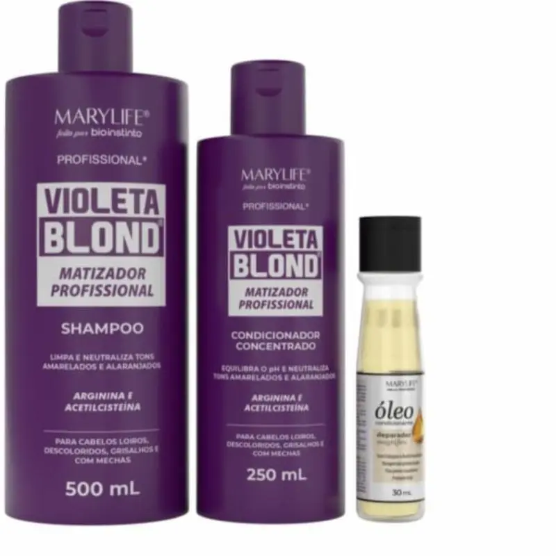 KIT VIOLETA BLOND 3X1