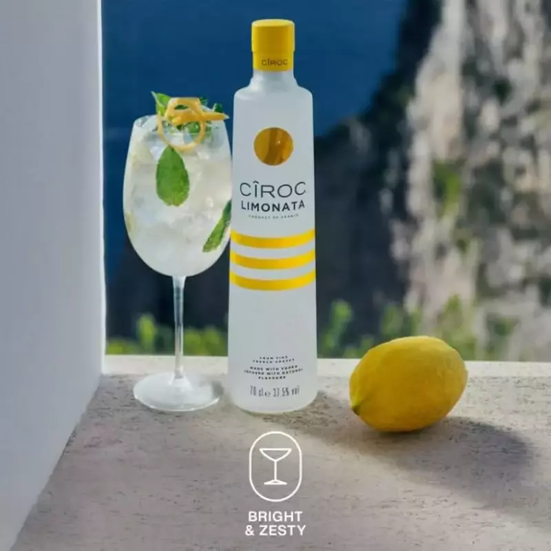 Vodka Ciroc Limonata Lançamento