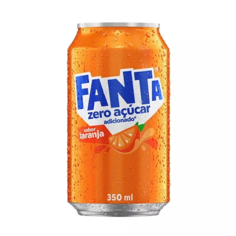 Fanta-Laranja zero lata