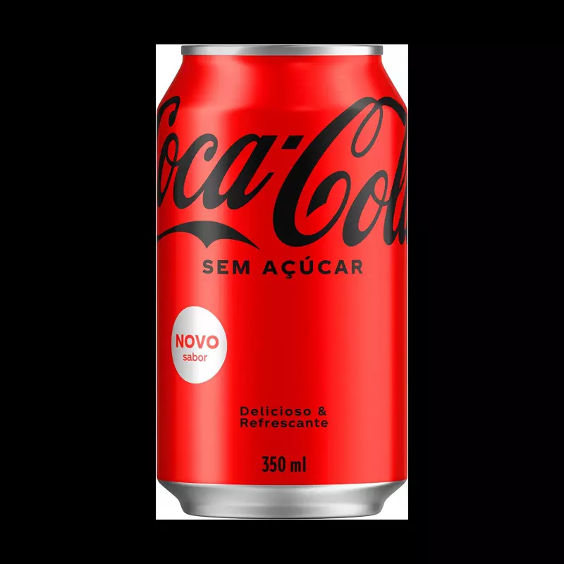 Refrigerante lata coca zero 350